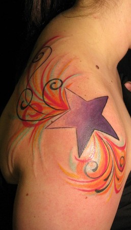 Looking for unique  Tattoos? Simple Star